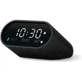 Lexon Réveil LCD Ray Clock avec thermomètre et hygromètre Noir