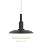 Louis Poulsen PH 3/3 Suspension Metal Black | Opal Glass