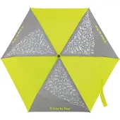 Step by step Parapluies jaune fluo / gris