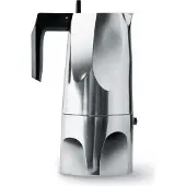 Alessi Ossidiana Mt18/6 Espresso Coffee Maker Argenté One Size / EU Plug 220V