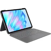 Logitech Combo Touch - Clavier et étui - avec trackpad - rétroéclairé - Apple Smart connector - QWERTZ - Suisse - gris oxford - pour Apple 11-inch iPad Air (M2, M3)