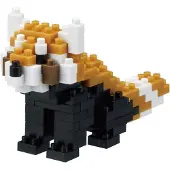Kawada Nanoblock NBC-194 - Panda Roux - 130 pièces