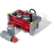 Rolly Toys Remorque pour tracteur , modèle "Box", avec benne basculante