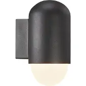 Nordlux Luminaire extérieur puissant Heka IP54, Variante : Ø 106 x 216 mm, E27, 60 W, noir