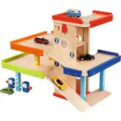 Goki Garage en bois, 6 pcs.