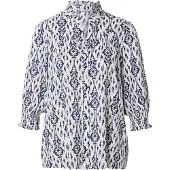 ONLY Chemisier 'ONLRaya' bleu nuit / blanc