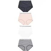 Next Slip bleu foncé / rose clair / blanc