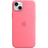 Apple Coque en silicone MagSafe iPhone 15 Plus - Rose