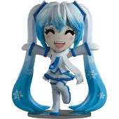 Youtooz Hatsune Miku Vinyl Snow Miku Figure 11 Cm Bleu