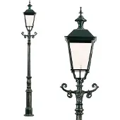 Ks Verlichting Lampe de jardin nostalgique Alkmaar en fonte - vert
