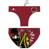 Turbo Gladiator Swimming Brief Rouge L Homme