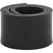 vidaXL Bande en caoutchouc pour chasse-neige noir 80x10x1 cm