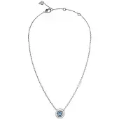 GUESS Charming Necklace With Blue Crystal