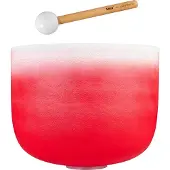 Sela 14" Red Crystal Singing Bowl Root Chakra