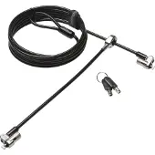 Kensington Microsaver 2.0 Keyed Twin Laptop Lock Padlock Noir