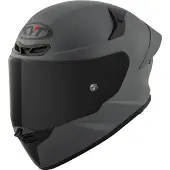 Kyt TT-Revo Plain, casque intégral ,Gris Mat ,S