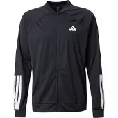 Adidas Vestes d’entraînement 'CLUB TENNIS 3-STRIPES KNITTED' noir / blanc