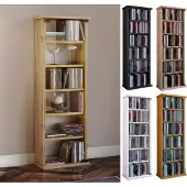 VCM Bois CD DVD Stand Étagère Armoire Rangement Étagère sur pied Vetro Porte en verre Bois CD DVD Stand Étagère Armoire Rangement Étagère sur pied Vetro Porte en verre