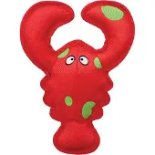 Kong Belly Flops Lobster rouge (28cm) (Jouet en peluche pour chiens)