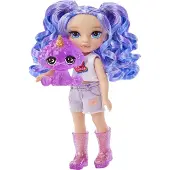Rainbow High Littles - Poupée de 15 cm + animal de compagnie - Violet - À partir de 4 ans