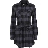 Brandit Chemisier gris foncé / noir