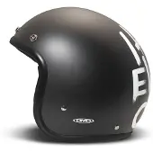DMD Retro I Hate Everyone Casque Jet Mat/Noir/Blanc XL unisex