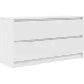 vidaXL Armoire TV blanche 100x35x54 cm Bois composite