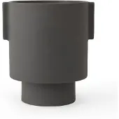 OYOY Living Oyl-014-201m Medium Flowerpot Argenté