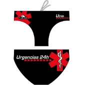 Turbo Emergency 24 Hour Swimming Brief Noir M Homme