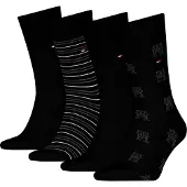 Tommy Hilfiger Giftbox 701232605 Socks 4 Pairs Noir EU 43-46 Homme