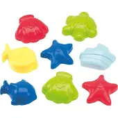 Ecoiffier Moules en sable dans le filet
