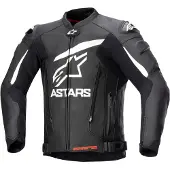 Alpinestars Veste En Cuir GP Plus V4 Black White, Taille: 54