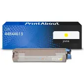 PrintAbout Toner compatible pour OKI 44844613 - Jaune