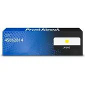 PrintAbout Toner compatible pour OKI 45862814 - Jaune