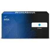 PrintAbout Toner compatible pour HP 645A (C9731A) - Cyan