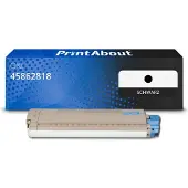 PrintAbout Toner compatible pour OKI 45862818 - Noir