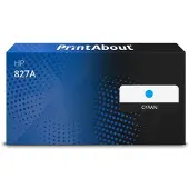 PrintAbout Toner compatible pour HP 827A (CF301A) - Cyan