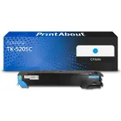 PrintAbout Toner compatible pour Kyocera TK-5205C - Cyan
