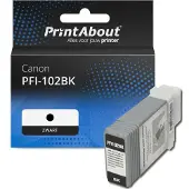 PrintAbout Cartouche compatible pour Canon PFI-102BK - Noir