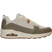 SKECHERS Uno - Layover Sneakers Laag - Gebroken wit - Maat 46