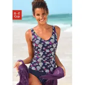 LASCANA Maillot de bain modelant bleu marine / rouge / blanc
