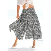 LASCANA Pantalon harem crème / marine