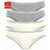 LASCANA Slip crème / gris chiné