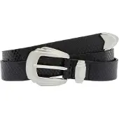 LASCANA Ceinture noir / argent
