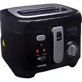 Mesko Home MS 4908 friteuse Simple 2,5 L Autonome 1800 W Noir, Gris