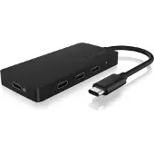 Icy Box Icy Boy Ib-1429-cpd 4 Port Usb C Hub Noir