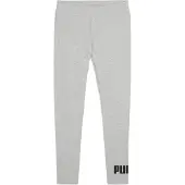 Puma Pantalon de sport 'Ess No. 1' gris clair / noir