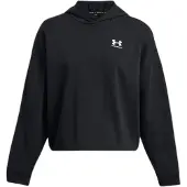 Under Armour Rival Terry Hoodie Noir L Femme