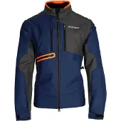 Acerbis Enduro One Veste textile pour moto, bleu/gris, 2XL