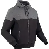Bering Sweat à capuche zippé Hoodiz Vented Motorrad, schwarz/anthrazit, M